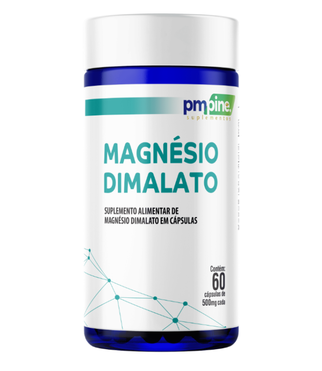 MAGNÉSIO DIMALATO 500mg 60caps PMPINE