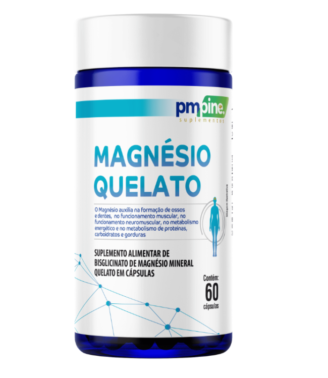 MAGNÉSIO QUELATO 500mg 60caps PMPINE