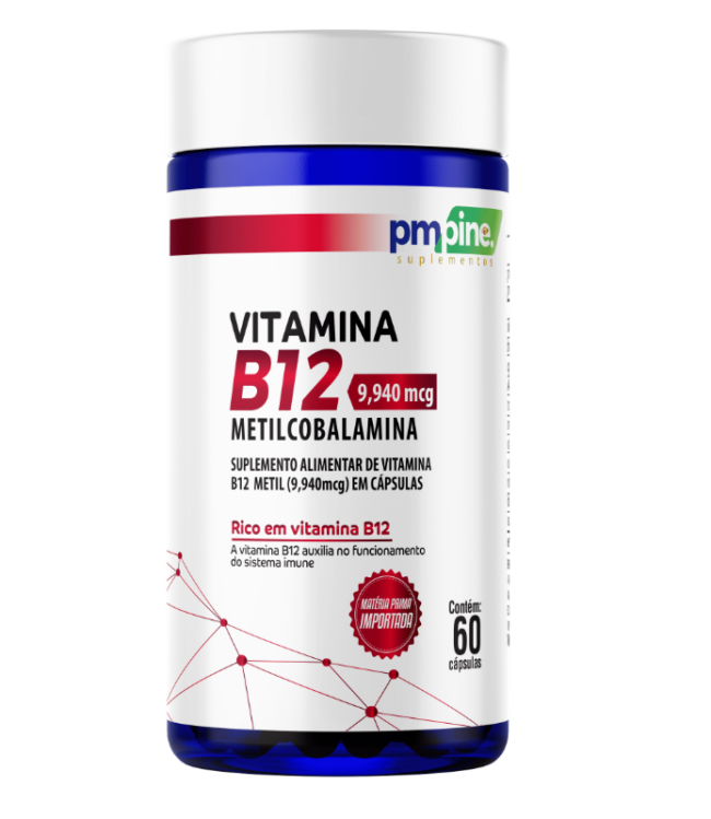 VITAMINA B12 (METILCOBALAMINA) 9.940mcg 60caps PMPINE