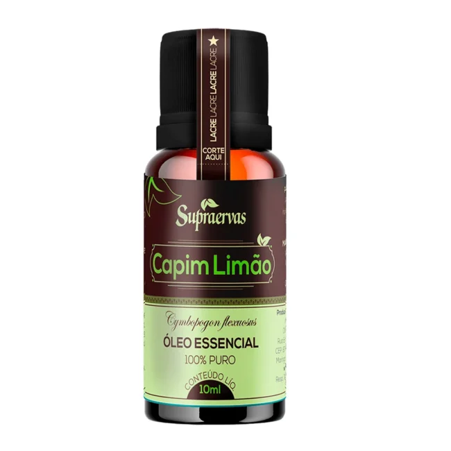 ÓLEO ESSENCIAL DE CAPIM LIMÃO 10ml (100% PURO)