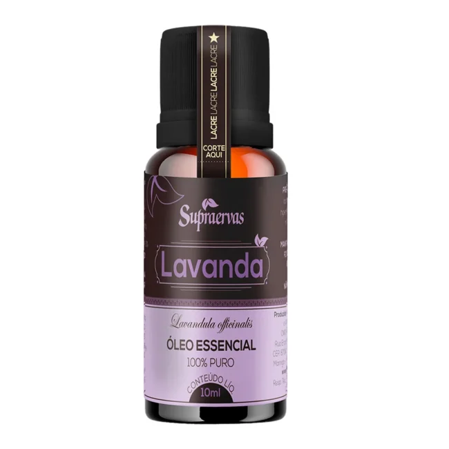 ÓLEO ESSENCIAL DE LAVANDA 10ml (100% PURO)