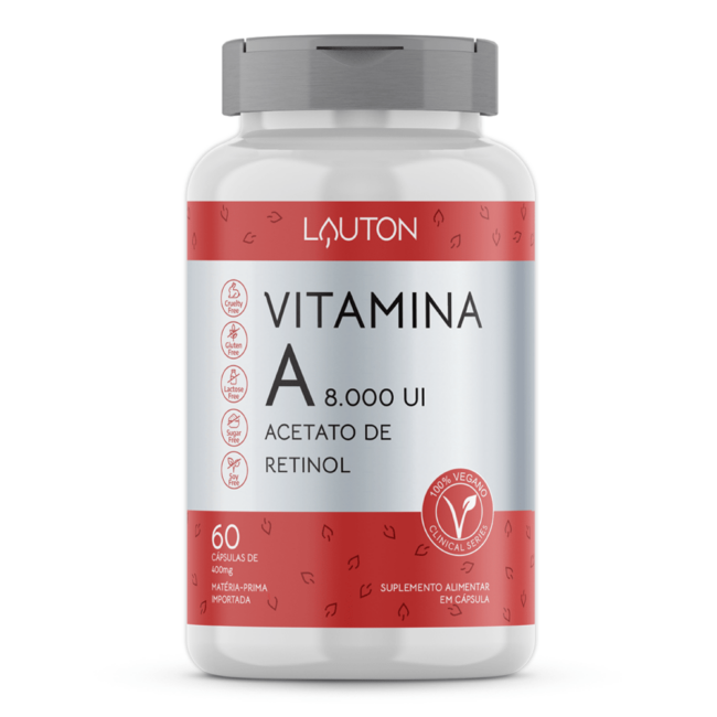VITAMINA A 8000UI 60 COMPRIMIDOS (1 AO DIA) LAUTON