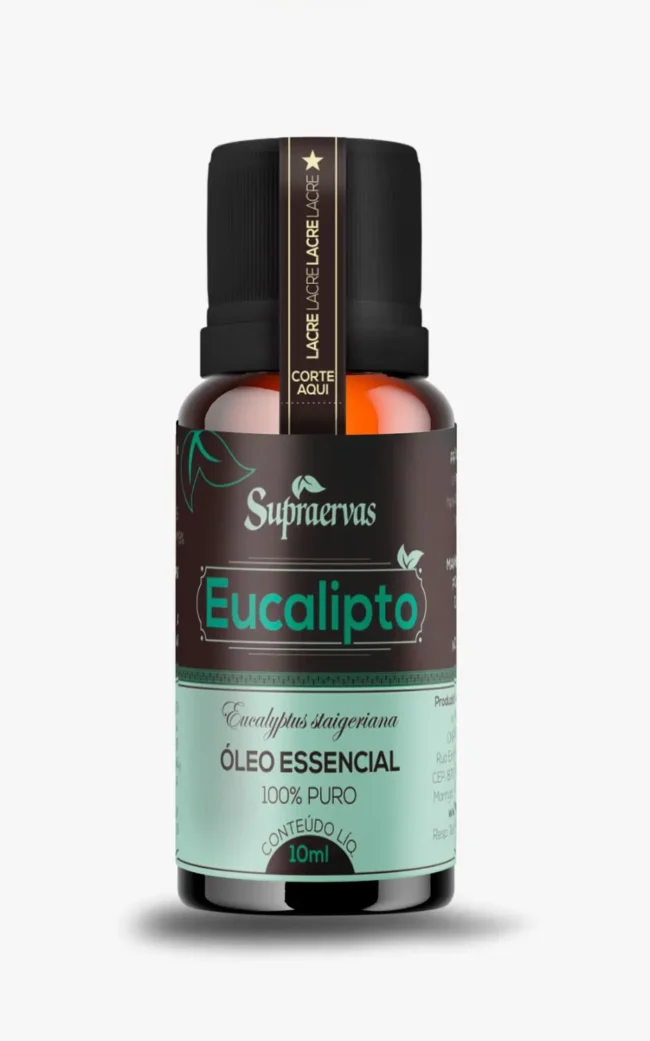 ÓLEO ESSENCIAL DE EUCALIPTO 10ml (100% PURO)
