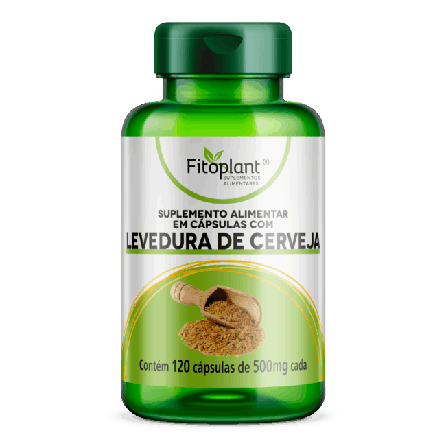 LEVEDURA DE CERVEJA 600mg 120 caps  FITOPLANT