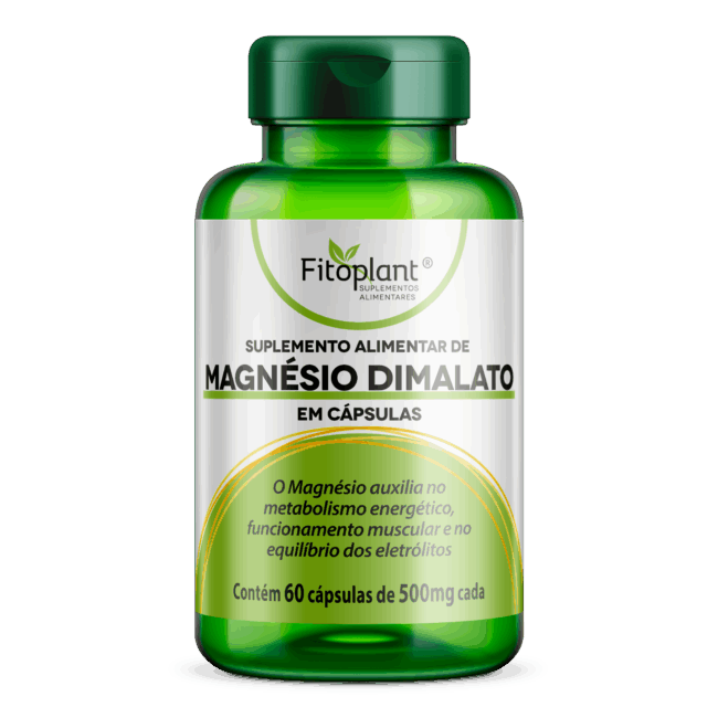 MAGNÉSIO DIMALATO 650mg 60caps  FITOPLANT