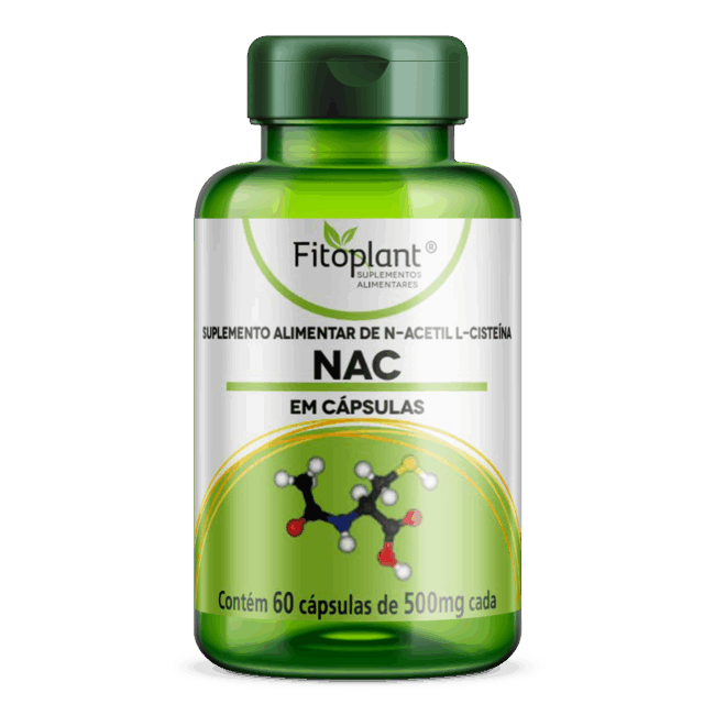 NAC 500mg 60 caps (N-ACETILCISTEÍNA) - Imagem 2