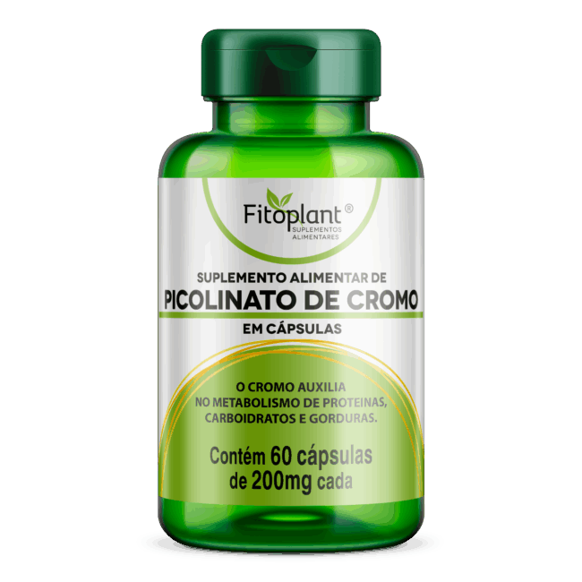 PICOLINATO DE CROMO 250 mg 60 CAPS  FITOPLANT