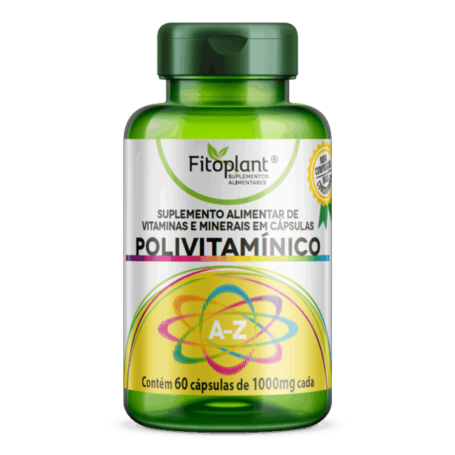 POLIVITAMÍNICO 1000 mg 60 CAPS  FITOPLANT