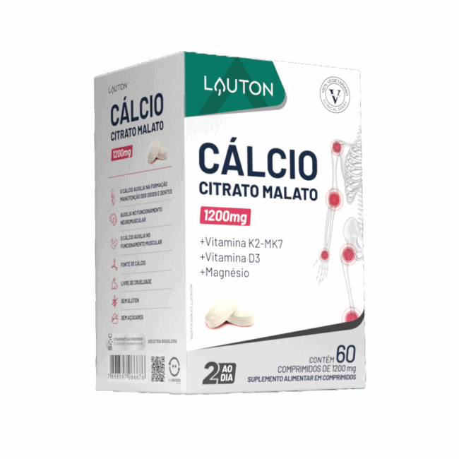 CALCIO CITRATO MALATO 1200mg 60 COMPRIMIDOS LAUTON