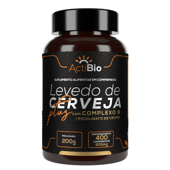 LEVEDO DE CERVEJA PURO 200g ( APROXIMADAMENTE 400 COMP DE 500MG)