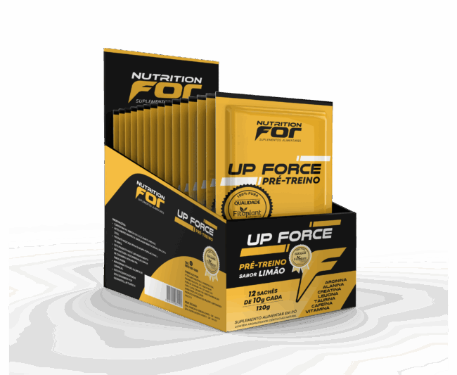 UP FORCE 120G - CX C/ 12 SACHES  DE 10G