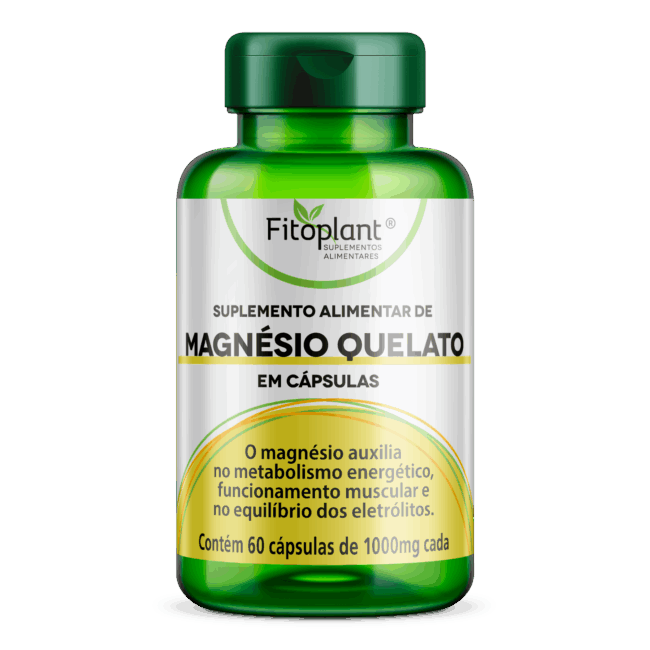 MAGNÉSIO QUELATO 1450 mg 60 CAPS  FITOPLANT
