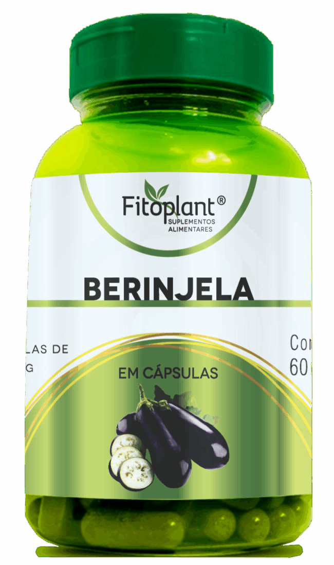 BERINJELA 600 mg 60 CAPS (COM VITAMINA B2)  FITOPLANT - Imagem 2